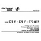 Fiat 570V - 570F - 570DTF Parts Manual